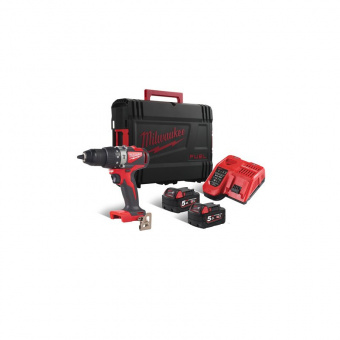MILWAUKEE Дриль-шурупокрут з ударом акумуляторний , M18 BLPD2-502X, 82Нм  | 4933464517