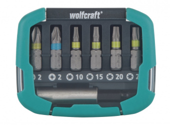 Wolfcraft коробка с насадками из 7 частей  // 2979000