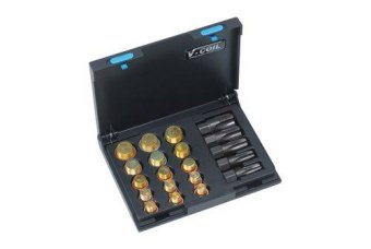 VÖLKEL Набір для ремонту масляного піддону M 13x1,5 - M 24x1,5 V-COIL, пластиковий кейс