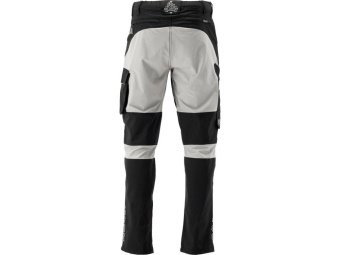 Штани робочі 4-WAY стреч SERWAL чорно-сірі YATO розм XL/ 92-98 см, ріст- 178-188 см, 11 кишень [10]