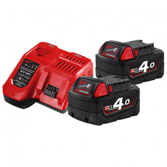 MILWAUKEE Энергокомплект M18 NRG-402 (В4 2шт; з/у M12-18FC) 4933459215 | 4933459215