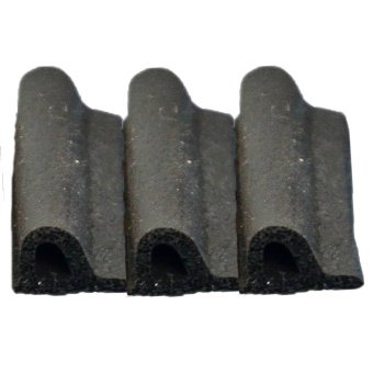 Ущільнювач самоклеючий P, чорний, 5,5х9мм, 100м Technics | 10-779