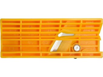 Рубанок крайковий по г/к плитах VOREL t= 15, 18 мм, кут обробки 45°, 90° ABS пластиков, 148x55x24 мм