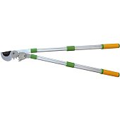 Секатор для гілок, зріз косий, зубчастий механізм, телескопічні рукоятки VERANO | 71-836