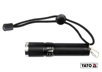 YATO Ліхтар діодний кишеньковий 3 Вт від батарейки 1хАА і 3 режими світла; 100х 25 мм, вододонепрони
