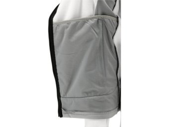 Худі флісовий з поліестеру YATO розмір XXL, біло-сірий, 5 кишень [20]