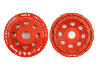 YATO Диск шліфувальний алмазний YATO по бетону і каменю, Ø=125х22 мм(DW) | YT-6030