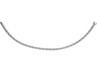 Шланг водопровідний з опліткою з нерж сталі FALA l= 800мм Ø= 8/12, з'єдн F-1/2" х M-M10x1- 17мм 1МПа