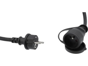 Кабель-подовжувач для будівель робіт мережевий 230 В YATO, l= 40 м. струм- 16 А, 3-жильний S=1,5 мм²