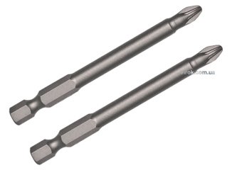 USH Насадка викруткова POZIDRIV PZ2 x 70 мм, подовжена, Уп. 2 шт.(блістер) | U0135031/2