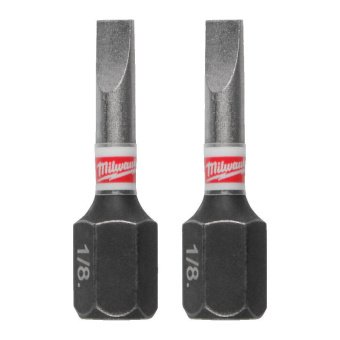 MILWAUKEE Біта SHOCKWAVE, SL0,8x5,5, 25мм, (3шт)