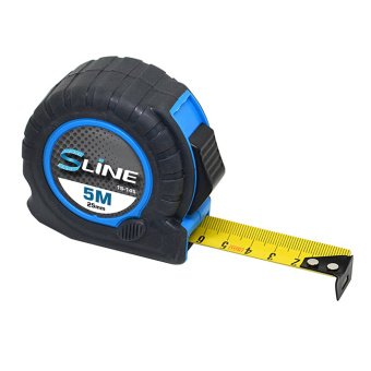 Рулетка, прогумований корпус, 2 функції, 5м/25мм S-line | 15-145