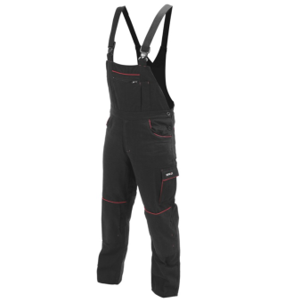 YATO Комбінезон робочий COMFY YATO розмір L, чорно-червоний, 9 кишень, 100% бавовна  | YT-79252