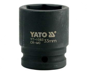 YATO Головка торцева ударна 6-гранна YATO : квадрат 3/4", М= 33 мм, L= 56 мм  | YT-1083
