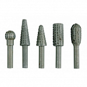 VOREL Фрези металеві по дереву та ДСП , Набір, 5шт, Ø-6мм  | 25450