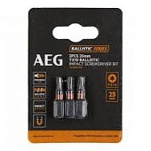 Біта ударна AEG AAK252TX10, TX10, 25мм (3шт)