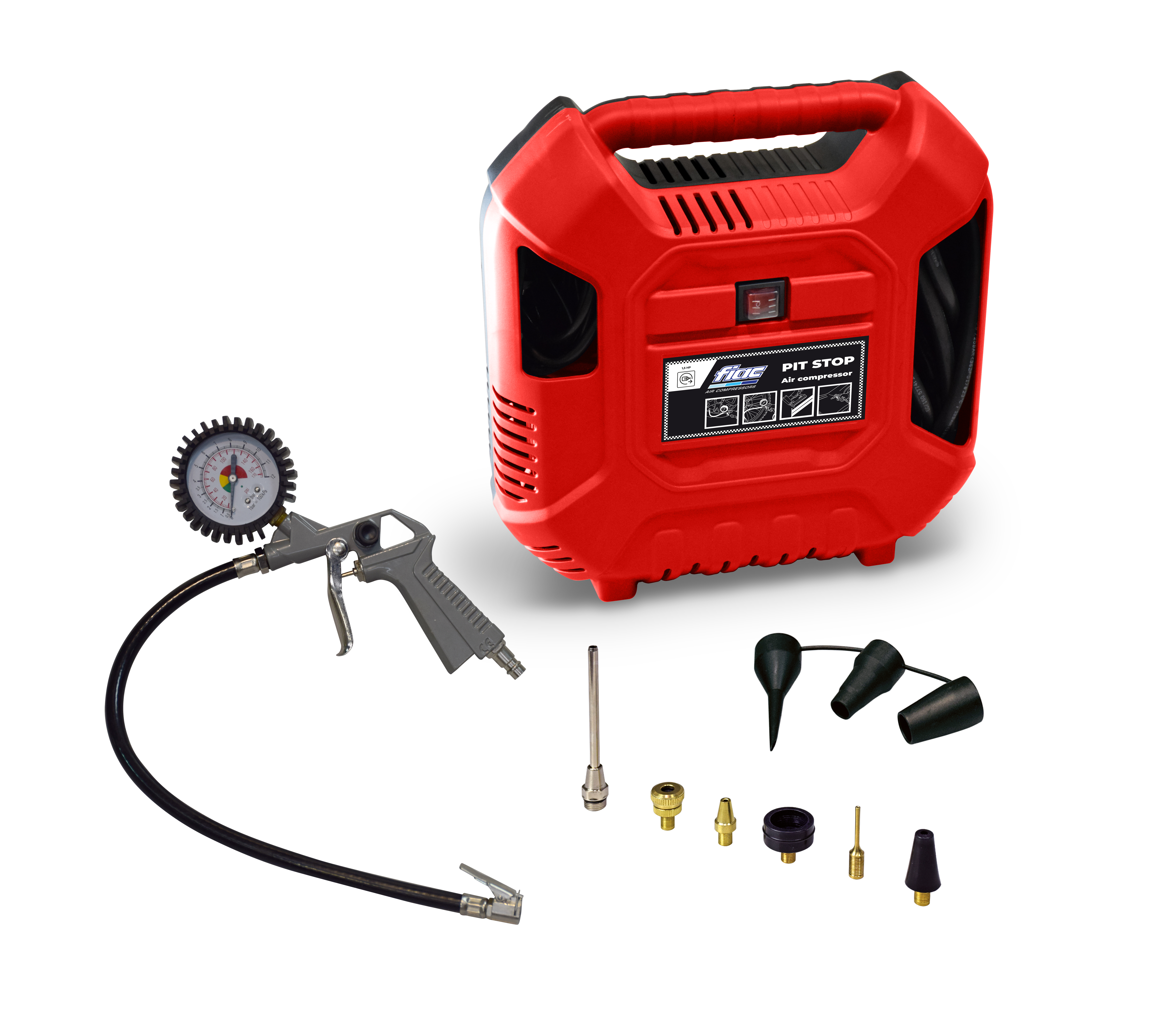 FIAC Безмасляный компрессор поршневой прямоприводный PIT STOP FIAC (пр-сть 160 л/мин) | 1129981028
