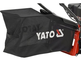 Газонокосарка бензинова YATO 2,1кВт, ширина різання: Ø= 41см, травозбірник- 40л