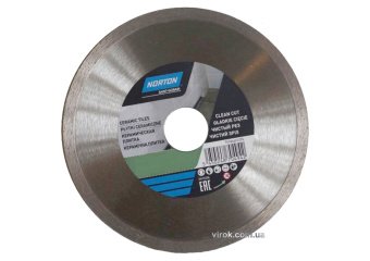 Диск алмазний NORTON-DIY CERAMIC TILES для кераміки : Ø= 125/ 22.23 мм