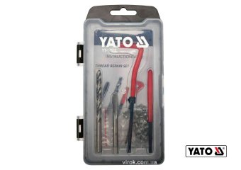 YATO Приладдя для відновлення внутрішньої різьби YATO : М6 x 1.0 мм, HSS 4241/4341, 30 шт  | YT-1763