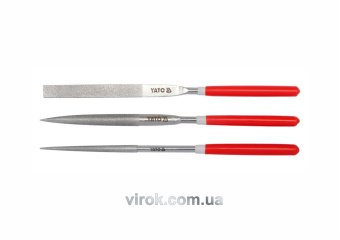 YATO Надфіль алмазний YATO Набір, 5х180х70мм 3пр.  | YT-6155