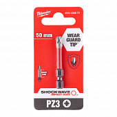 MILWAUKEE Біта SHOCKWAVE , PZ3, 50мм (1шт) | 4932430870