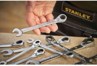 Ключ гайковий  комбінований STANLEY, 10 мм, з заскочним механізмом. | FMMT13083-0