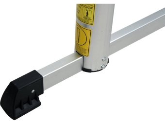 VOREL Драбина розтяжна телескопічна , 13 сходин, h=3.8 м, макс. вага- 150 кг, з алюмінію  | 17701