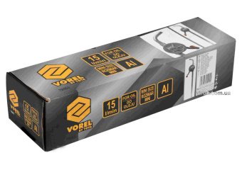 Помпа-міні ручна ротаційна для перекачки оливи VOREL; алюмін., продукт.-15 л/хв, Ø=20мм, l=33см [20]