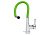 FALA Змішувач води "FLEXIBLE" для раковини з гнучкою зеленою лійкою  | 75709