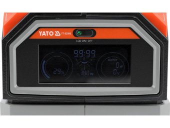 Портативна станція YATO 315 ВтГод, вихід- 300/600 Вт, порти: 230V AC, різні USB