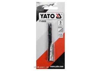 YATO Полотна до пневматичної шаблевої пили YT-09955 YATO : 32 зуби/1", 5 шт  | YT-09959