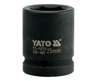 YATO Головка торцева ударна 6-гранна YATO : квадрат 3/4", М= 25 мм, L= 50 мм  | YT-1075