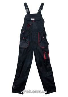 YATO Комбінезон робочий YATO чорно-черв., розм. S  | YT-8030