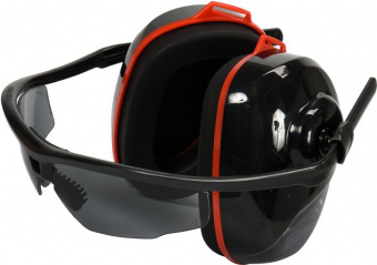YATO Навушники протишумні комбіновані з захисними окулярами затемненими YATO DW | YT-74635