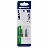 Specialist+ 24/2-053 Вставка-викрутка біта PH3x25, 2 шт