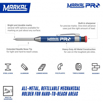 Markal PRO механічний тримач з 1 графітовим стріжнем
