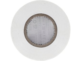 Стрічка електро-ізоляційна ПВХ YATO біла, 20 м x19x0.13 мм, робоча t= 5-50 °С [72]