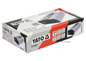 YATO Перетворювач напруги YATO з джерела 12 В DC в 230 В, 800 Вт AC  | YT-81491