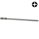 Бита магнитная TOPTUL 1/4" 150мм PH2 (под шуруповерт) FSLC0802