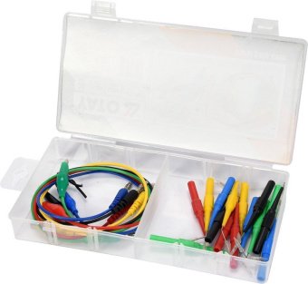 YATO Провідники електричні з наконечниками контрольні YATO до напруги 0-30 V- AC/DC, 20 елем.  | YT-