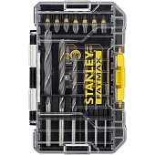 STANLEY Набор бит и сверл FatMax, Phillips, Pozidriv, Torx, 19 шт, пластиковый кейс