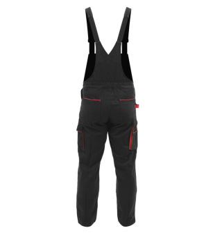 YATO Комбінезон робочий COMFY YATO розмір S, чорно-червоний, 9 кишень, 100% бавовна  | YT-79250