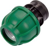 FLO Муфта до водяних пластикових труб з внутр. різьбою 25 мм- 3/4" поліпропіленова, для тиску 1 MPa 