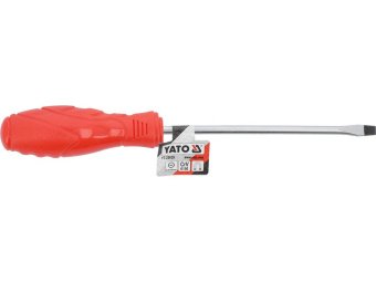 Викрутка з плоским шліцом YATO: SL6 мм, робоча l= 150 мм [12/180]