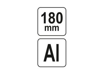 YATO Кутник теслярський алюмінієвий YATO 180 мм  | YT-70786