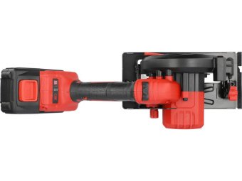 Пила дискова акумуляторна YATO: Li-Ion 18 В 4 АГод, для диска Ø=140/20 мм, 24 зуби, глиб р- 51-32 мм