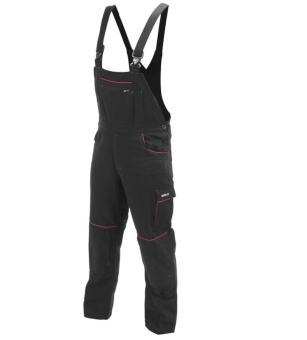 YATO Комбінезон робочий COMFY YATO розмір XL, чорно-червоний, 9 кишень, 100% бавовна  | YT-79254