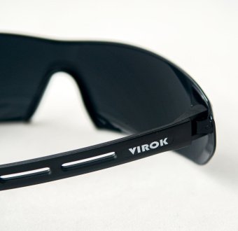 Окуляри захисні VIROK полікар+пласт,затемн ,покриття від запотівання та подряпин,відкриті (72)