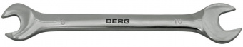 48-102 Ключ ріжковий двосторонній Cr-V 8x10 мм | Berg